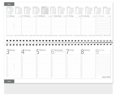 Agenden - Tischqueragenda Amrum
